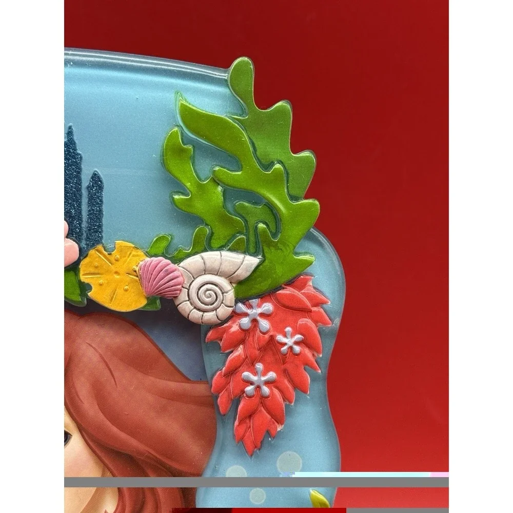 Vintage Disney Little Mermaid Ariel Resin 3-D 4